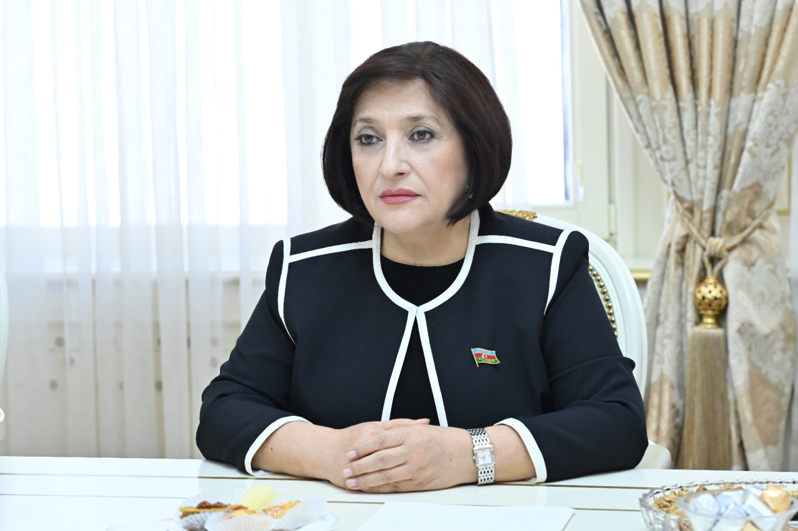 Milli Majlis  Speaker Sahiba Gafarova Talks to Chair of Knesset’s Foreign Affairs and Defence Committee